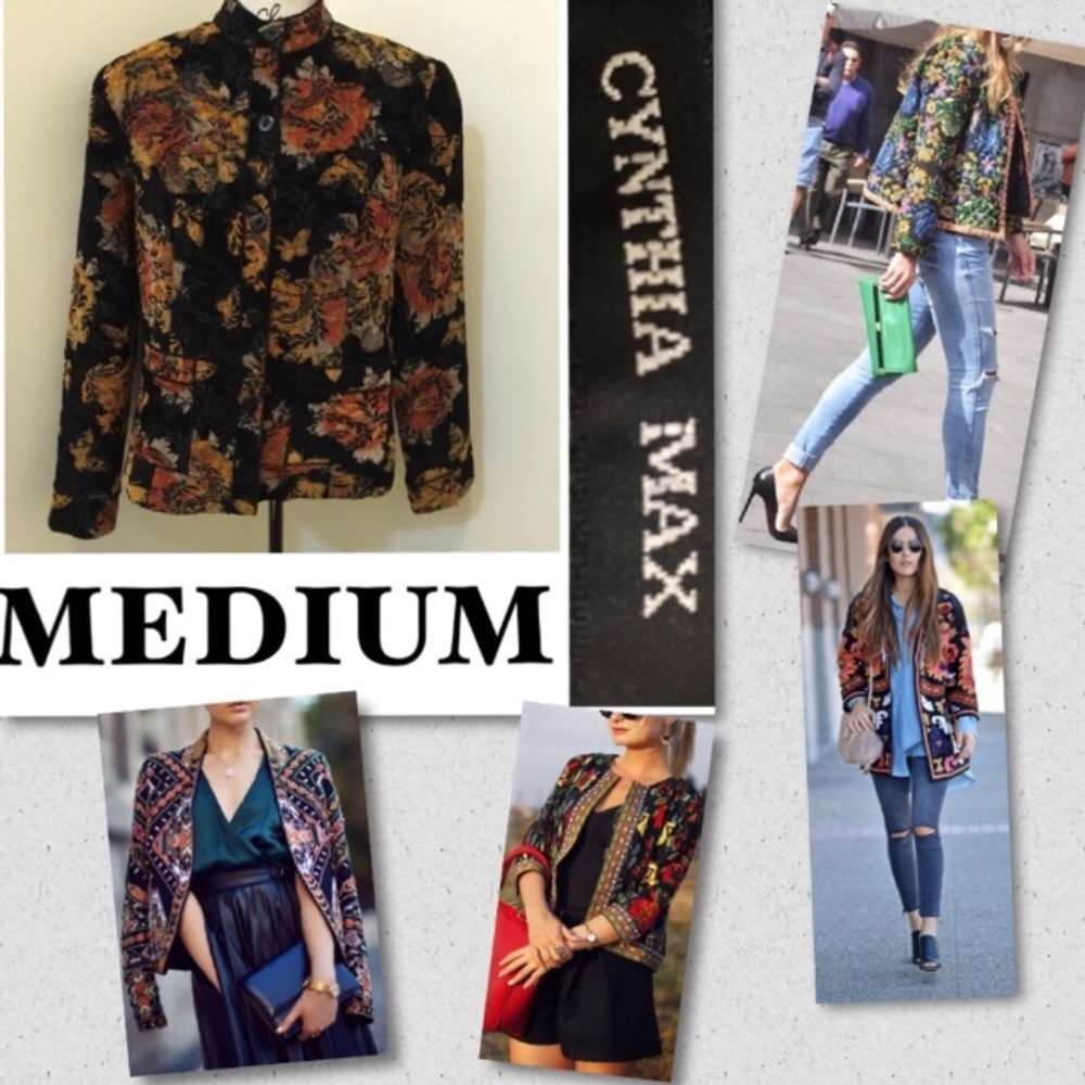 Unique Embroidered Jacket Blazer - image 1